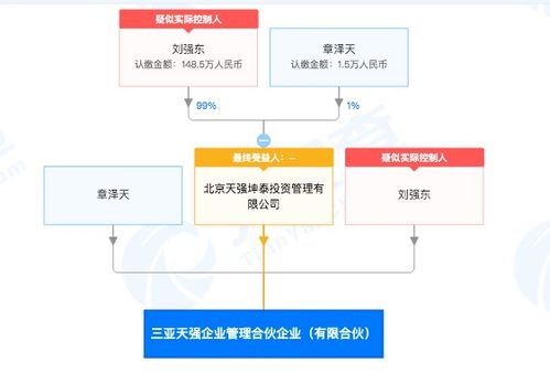 劉強東章澤天攜手創立天強企業，三亞合伙公司布局信息技術新賽道